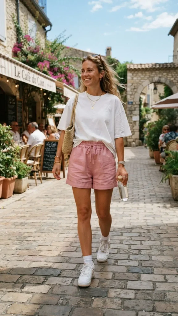 Casual Disneyland summer outfit idea